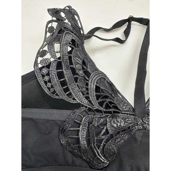 Victorias Secret Womens Bra Size 32DD Very Sexy Low Cut Demi Butterfly Racerback - Picture 8 of 11